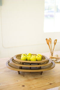 Kalalou Bamboo Trays